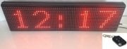 UZAKTAN KUMANDALI DİJİTAL SAAT TERMOMETRE LED PANOSU-MOD SEÇİMLİ