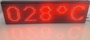 UZAKTAN KUMANDALI DİJİTAL SAAT TERMOMETRE LED PANOSU-MOD SEÇİMLİ