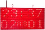 PROFESYONEL KABLOSUZ HALI SAHA FUTBOL SKORBORD LED PANOSU 64X32CM