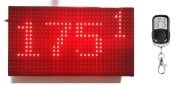 DİJİTAL LED SAYICI 32X16CM - RF KUMANDALI