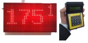 KABLOSUZ MÜŞTERİ ÇAĞRI SİSTEMİ 16X32CM- ÇİFT YÜZLÜ LED PANO