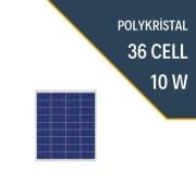 10W POLİKRİSTAL GÜNEŞ PANELİ