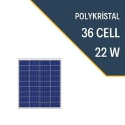 22W POLİKRİSTAL GÜNEŞ PANELİ