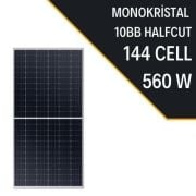 560W 10BB HALF CUT MONOKRISTAL GÜNEŞ PANELİ