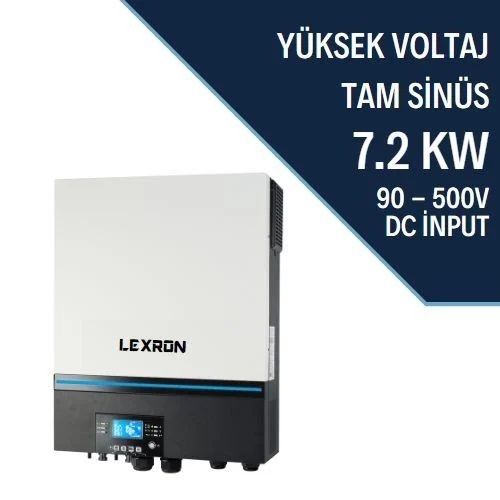 7.2 KW 90-500V HV 2X80A MPPT AKILLI INVERTER (PARALELLENEBİLİR)