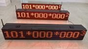 KABLOSUZ MÜŞTERİ ÇAĞRI SİSTEMİ 16X96CM - ÇİFT YÜZLÜ LED PANO