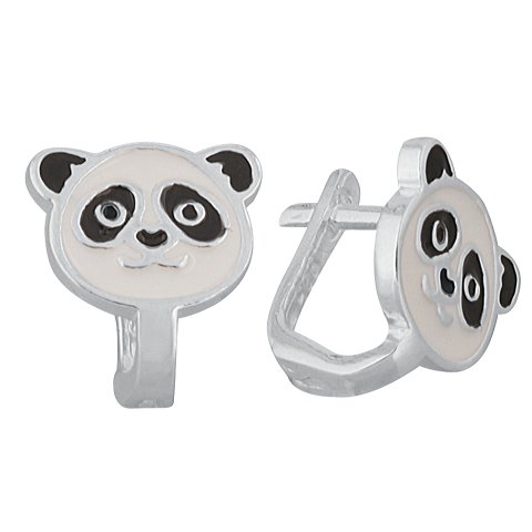 Panda Çocuk Gümüş Küpe