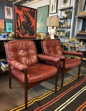 Deri Koltuk / G Möbler Nassjo Chair