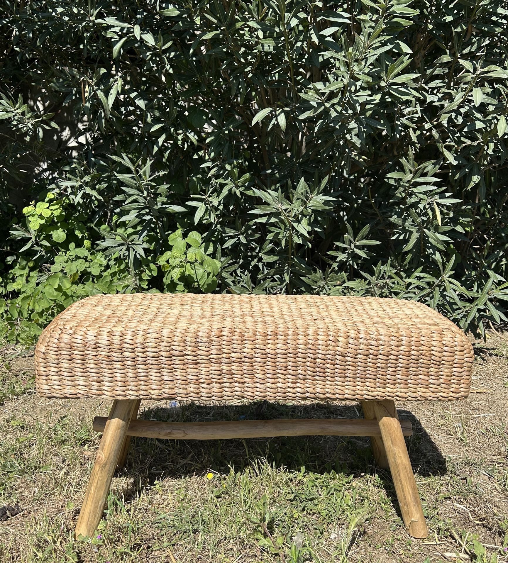 Rattan Bench