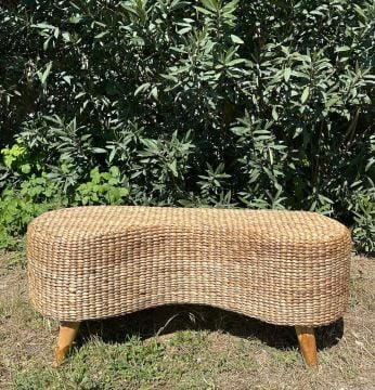 Rattan Fasulye Bench