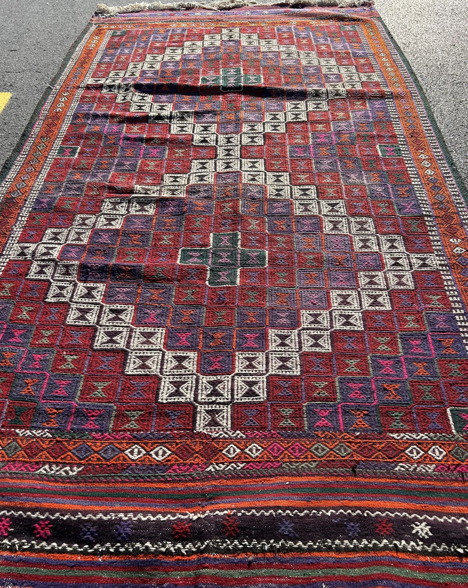 El Dokuma Kök Boya Kilim
