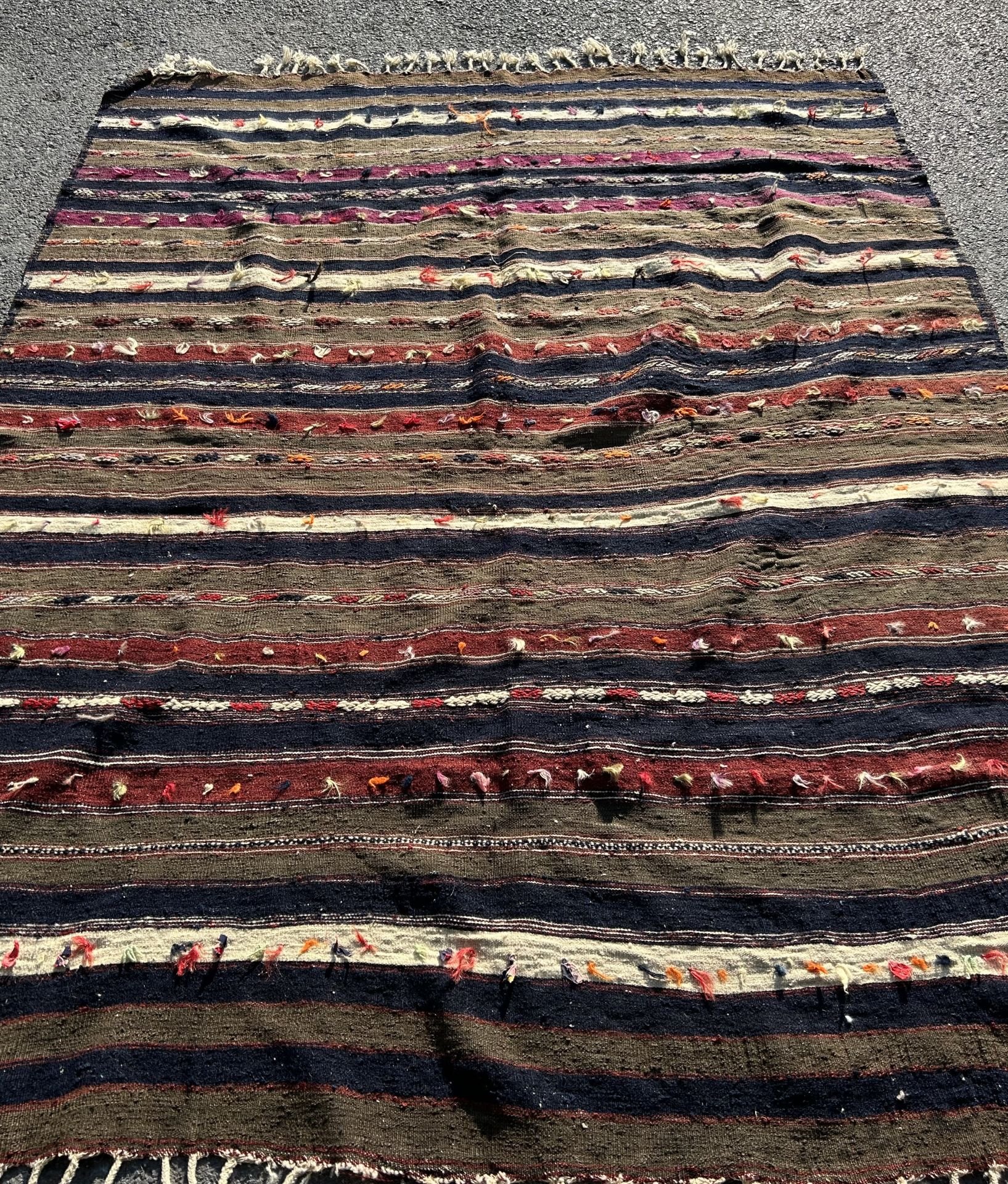 El Dokuma Kök Boya Kilim