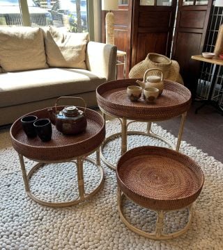 Rattan 3'lü Sehpa