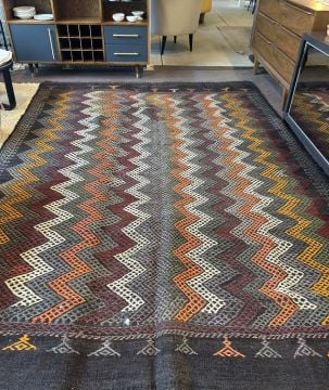 El Dokuma Kök Boya Kilim