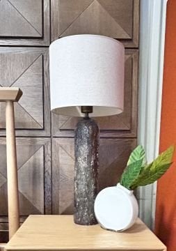 El Yapımı Stoneware Abajur