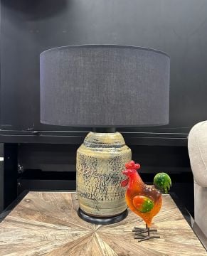 EL Yapımı Stoneware Abajur