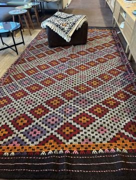 El Dokuma Kök Boya Kilim