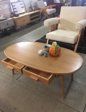Oval Sehpa