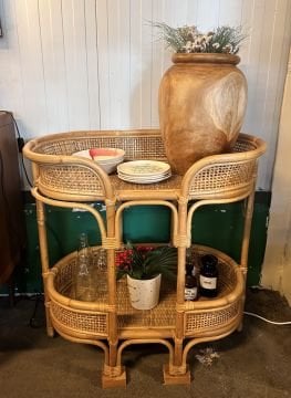 Rattan Servis Arabası