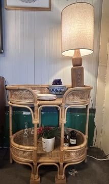 Rattan Servis Arabası