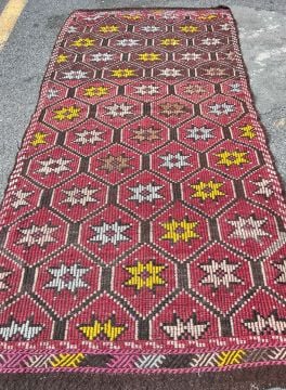 El Dokuma Kök Boya Kilim