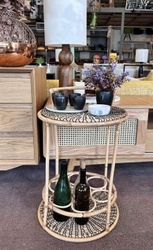 Rattan Servis Arabası