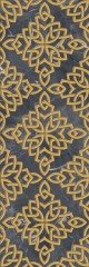 33x99 Black Marble Iris Siyah Rektifiyeli Dekor ''Adet fiyatıdır.''