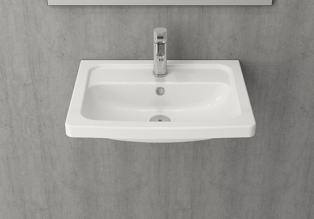 Bocchi | Taormina Pro 57 cm Lavabo P.Beyaz
