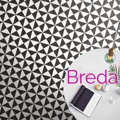 20x20 Breda Siyah Beyaz ''Paket fiyatıdır.''