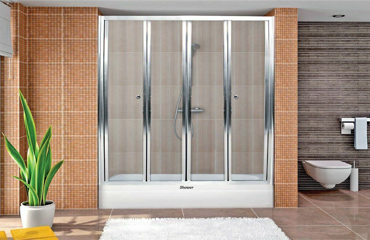 Shower Venüs 175 cm Tekne Üzeri 4 Hareketli Katlanır Kabin