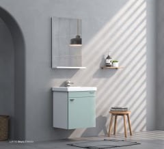 Shower Loft 50 cm Banyo Dolabı Beyaz/Melisa