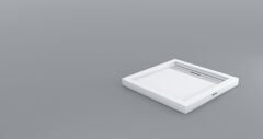 Shower 90x90 Drop Kare Monoblok Duş Teknesi (h:8 cm)