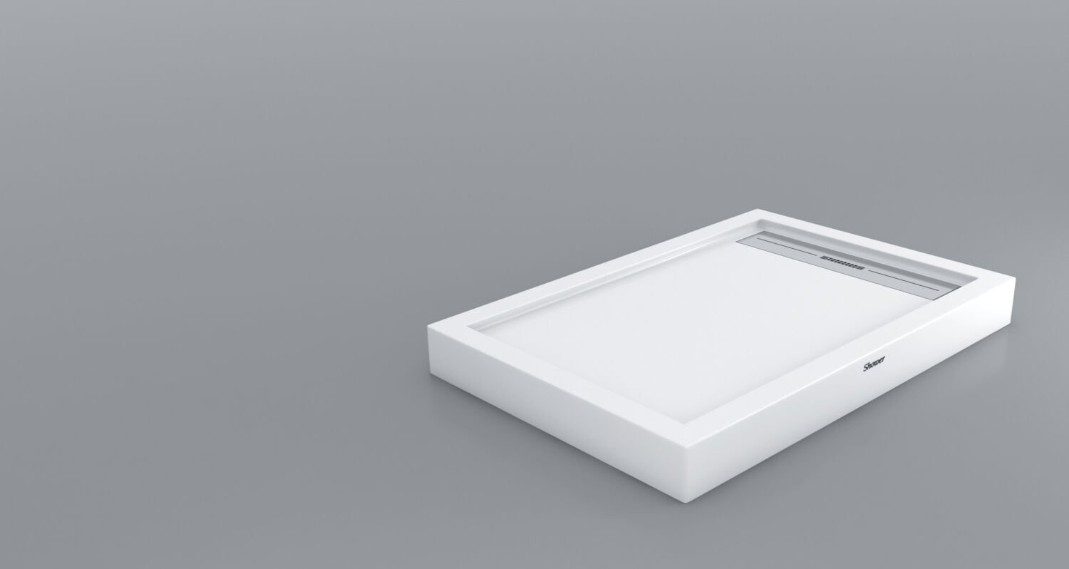 Shower 75x160 Drop Dikdörtgen Monoblok Duş Teknesi (h:12,5 cm)