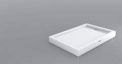 Shower 75x160 Drop Dikdörtgen Monoblok Duş Teknesi (h:12,5 cm)