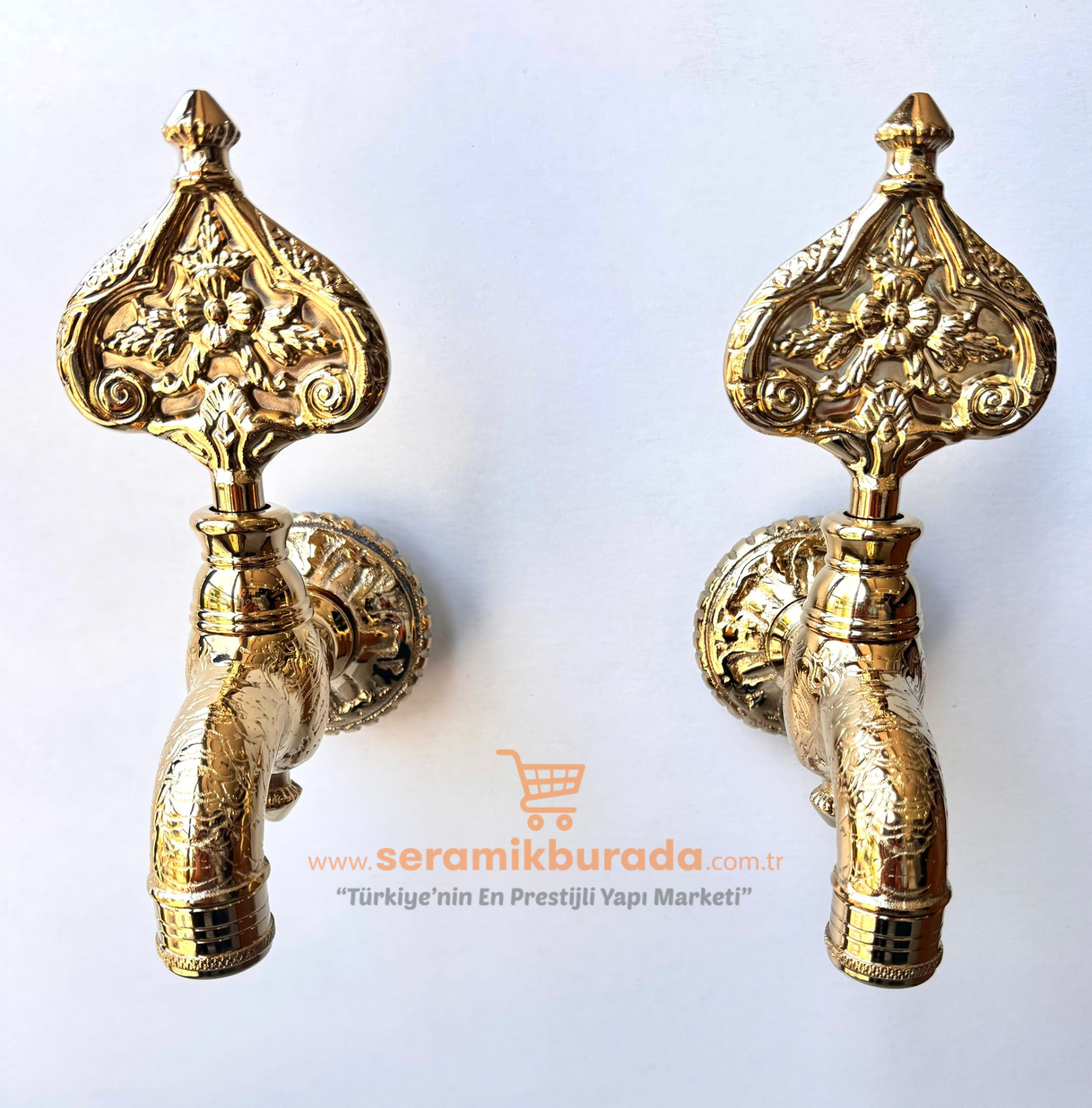 LPD İkili Desenli Özel Osmanlı Musluğu Gold