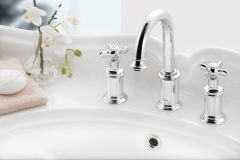 Kale Victorian Lavabo Bataryası Altın (3 Delikli Lavabo İçin)