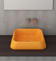 Bocchi Firenze Çanak Lavabo Parlak Mandalina Sarı