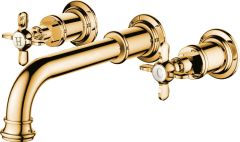 Kale Victorian Ankastre Lavabo Bataryası Altın