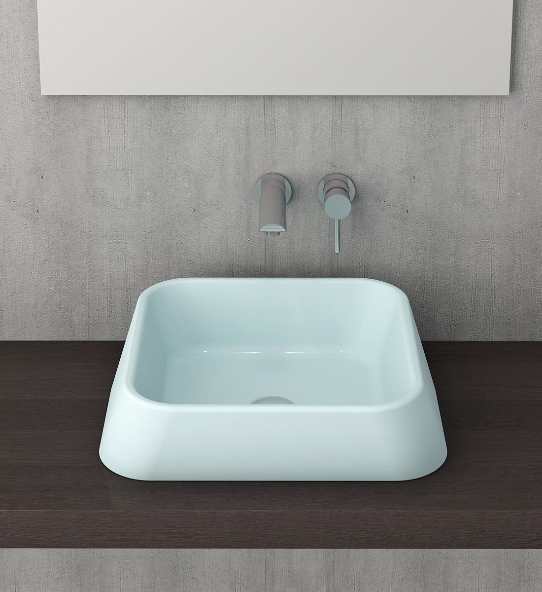 Bocchi Firenze Çanak Lavabo Mat Buz Mavi