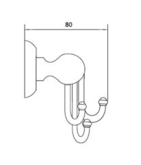 Csk Atlantis Üçlü Askılık / Krom