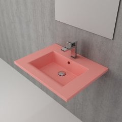 Bocchi | Milano 60 cm Etajerli Lavabo Mat Somon