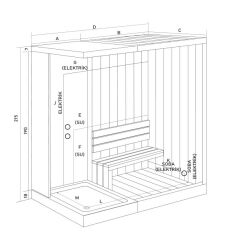 Shower Arya Sauna + Kompakt