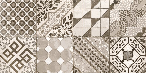 30x60 Castel Patchwork Bej ''Paket fiyatıdır.''