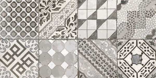 30x60 Castel Patchwork Gri ''Paket fiyatıdır.''
