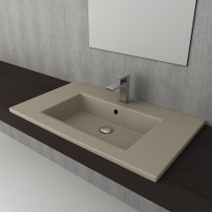 Bocchi | Milano 80 cm Etajerli Lavabo Mat Kaşmir