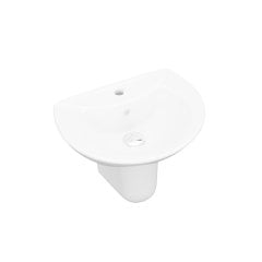 İDEVİT | GÖKKUŞAĞI LAVABO + YARIM AYAK (46x57)
