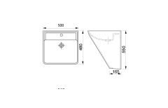 Esvit Lapino Elegance Monoblok Lavabo