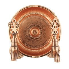 LPD Hamam Taslı İkili Bakır Osmanlı Musluğu 1/2
