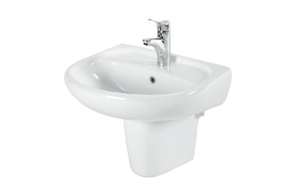 Esvit Lapino Platin 55 cm Lavabo + Yarım Ayak