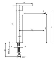 E.C.A. | NITA YÜKSEK TİP LAVABO BATARYASI